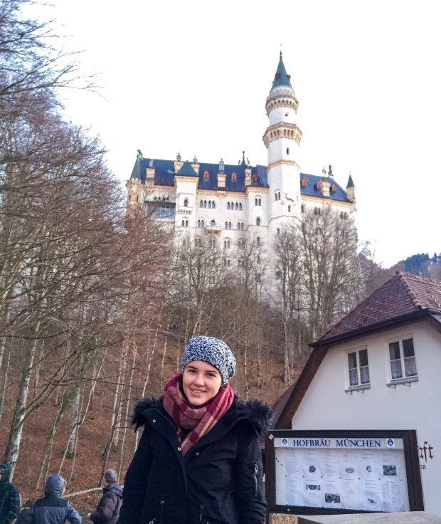 Me standing in front of Neuschwanstein Castle