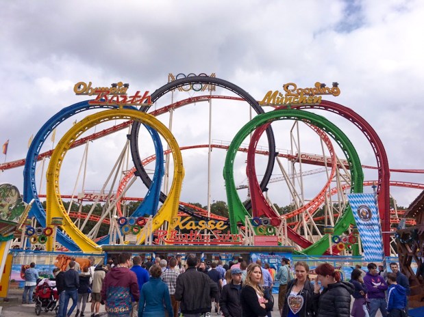 Rollercoaster at Oktoberfest