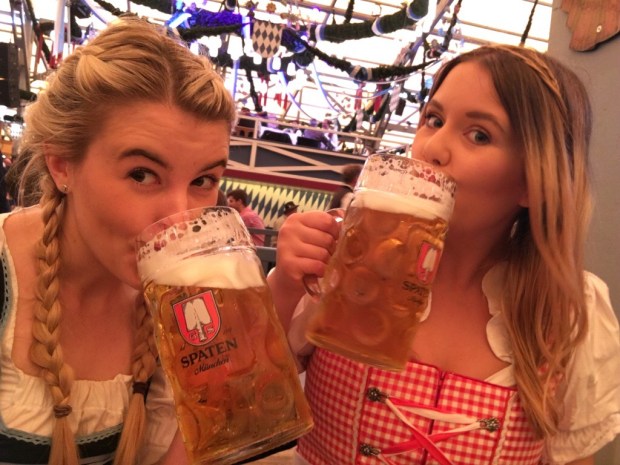 Inside the Schottenhamel tent