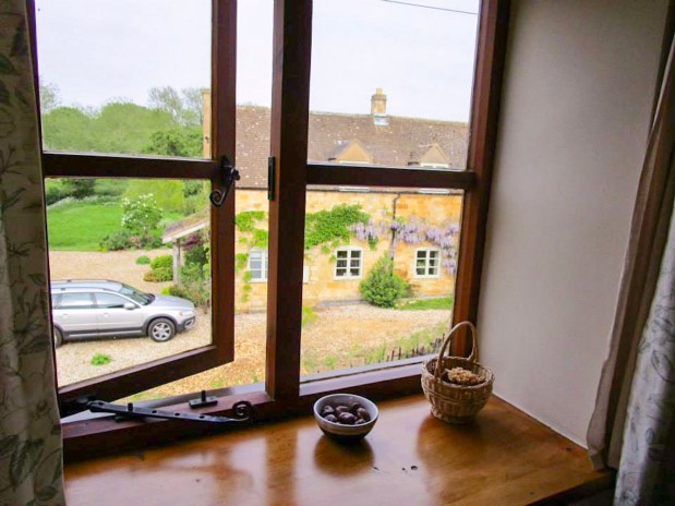 View from our room at Bran Mill cottage