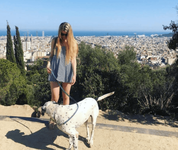 I met a dog at Park Güell, Barcelona